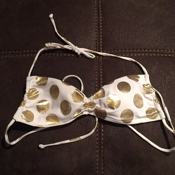 Victoria’s Secret Polkadot Bikini Top Sz XS - Picture 1 of 3